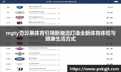 mgty奇异果体育引领新潮流打造全新体育体验与健康生活方式