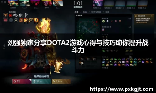 刘强独家分享DOTA2游戏心得与技巧助你提升战斗力