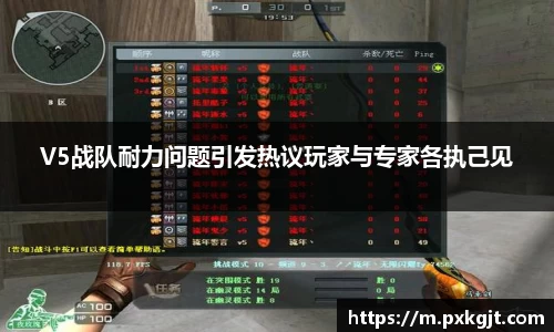 V5战队耐力问题引发热议玩家与专家各执己见